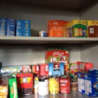 Stocking the Food Pantry